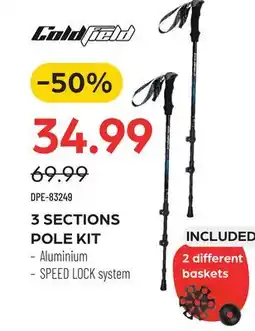 Pronature 3 SECTIONS POLE KIT offer