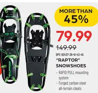 Pronature RAPTOR SNOWSHOES offer