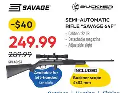 Pronature SEMI-AUTOMATIC RIFLE SAVAGE 64F offer