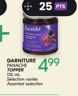 IGA PANACHE TOPPER offer