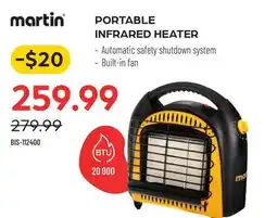 Pronature PORTABLE INFRARED HEATER offer