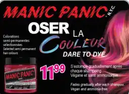 Familiprix MANIC PANIC, Selected semi-permanent hair colours offer