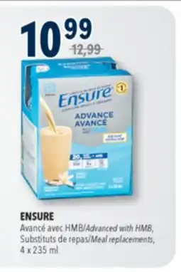 Familiprix ENSURE, Avancé avec HMB, Substituts de repas, 4 × 235 ml offer