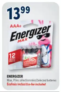 Familiprix ENERGIZER Selected batteries offer