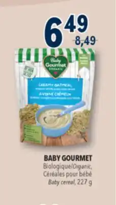 Familiprix BABY GOURMET, Organic, Baby cereal, 227 g offer