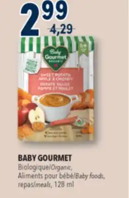 Familiprix BABY GOURMET Organic, Aliments pour Baby foods, meals, 128 ml offer