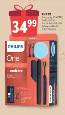 Familiprix PHILIPS One by SONICARE Gift set, Battery toothbrush, 4pieces offer