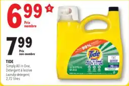 Familiprix TIDE Simply All in One, Laundry detergent, 2,72litres offer