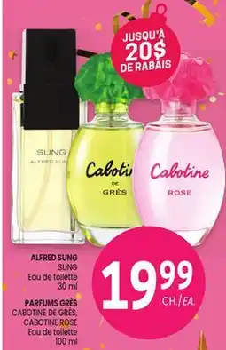 Uniprix ALFRED SUNG SUNG/PARFUMS GRÈS CABOTINE DE GRÈS, CABOTINE ROSE Eau de toilette/Eau de toilette offer