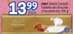 Uniprix LINDT SWISS CLASSIC Tablette de chocolat/ Chocolate bar offer