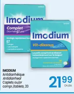 Uniprix IMODIUM Antidiarrhéique/ Antidiarrheal, Caplets ou/or compr./tablets offer