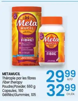 Uniprix METAMUCIL Thérapie par les fibres/ Fiber therapy, Poudre/Powder, Capsules, Gélifiés/Gummies offer