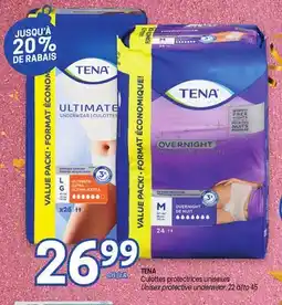 Uniprix TENA Culottes protectrices unisexes/ Unisex protective underwear offer