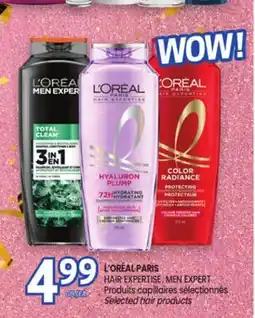 Uniprix L'ORÉAL PARIS HAIR EXPERTISE, MEN EXPERT Produits capillaires sélectionnés/Selected hair products offer