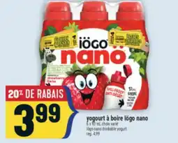 Marché Adonis YOGOURT À BOIRE IÖGO NANO | IÖGO NANO DRINKABLE YOGURT offer