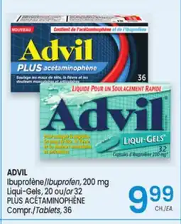 Uniprix ADVIL Ibuprofène/Ibuprofen, Liqui-Gels, PLUS ACÉTAMINOPHÈNE Compr./Tablets offer