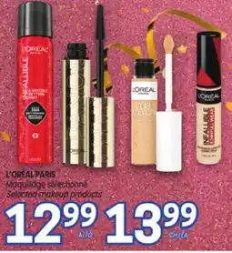 Uniprix L'ORÉAL PARIS Maquillage sélectionné/Selected makeup products offer