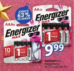 Uniprix ENERGIZER MAX Piles/Batteries offer