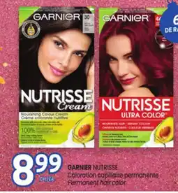 Uniprix GARNIER NUTRISSE Coloration capillaire permanente/ Permanent hair color offer