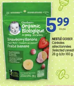 Uniprix NESTLÉ GERBER Céréales sélectionnées offer