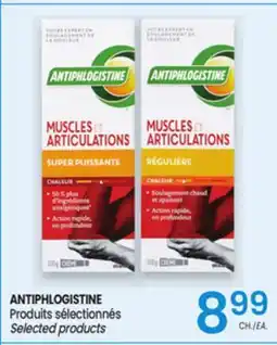 Uniprix ANTIPHLOGISTINE Produits sélectionnés/Selected products offer