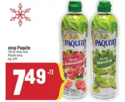 Marché Adonis SIROP PAQUITO | PAQUITO SYRUP offer
