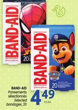 Uniprix BAND-AID Pansements sélectionnés/ Selected bandages offer