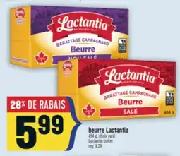 Marché Adonis BEURRE LACTANTIA | LACTANTIA BUTTER offer