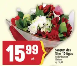Marché Adonis Bouquet des fêtes 10 tiges | Holiday bouquet 10 stems offer