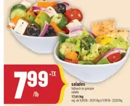Marché Adonis SALADES | SALADS offer