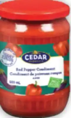 Marché Adonis TARTINADE AJVAR CEDAR | CEDAR AJVAR SPREAD offer