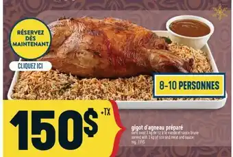 Marché Adonis GIGOT D'AGNEAU PRÉPARÉ offer