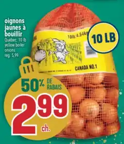 Marché Adonis OIGNONS JAUNES À BOUILLIR | YELLOW BOILER ONIONS offer
