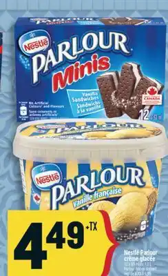 Marché Adonis NESTLÉ PARLOUR CRÈME GLACÉE | NESTLÉ PARLOUR FROZEN DESSERT offer