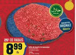 Marché Adonis KAFTA DE BOEUF À LA MAROCAINE | MOROCCAN BEEF KAFTA offer