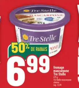 Marché Adonis FROMAGE MASCARPONE TRE STELLE | TRE STELLE MASCARPONE CHEESE offer