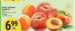 Marché Adonis PÊCHES, NECTARINES OU ABRICOTS | PEACHES, NECTARINES OR APRICOTS offer