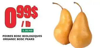 Marches Tau POIRES BOSC BIOLOGIQUES offer
