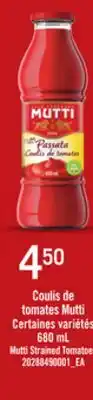 Provigo COULIS DE TOMATES MUTTI, 680 mL offer