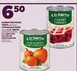 Provigo E.D. SMITH PIE FILLING, 540 ML OR PURE PUMPKIN, 796 ML offer