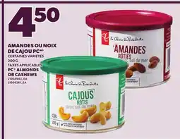 Provigo PC ALMONDS OR CASHEWS offer