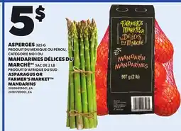Provigo ASPARAGUS, 325 G OR FARMER'S MARKET MANDARINS, 2 LB offer