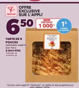 Provigo 8 INCH PIES, 635-750 G offer