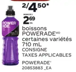 Provigo POWERADE , 710 mL offer