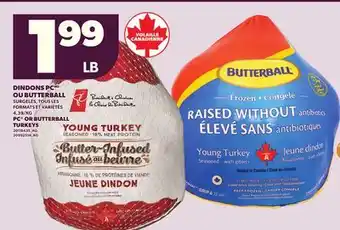 Provigo PC OR BUTTERBALL TURKEYS offer