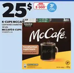 Provigo MCCAFÉ K-CUPS, 30 UN offer