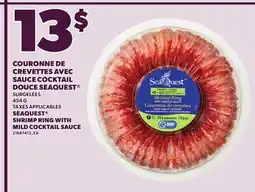 Provigo SEAQUEST SHRIMP RING WITH MILD COCKTAIL SAUCE, 454 G offer