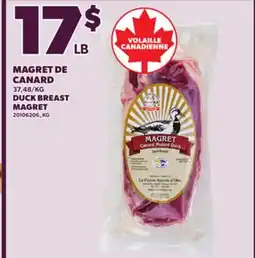 Provigo DUCK BREAST MAGRET offer