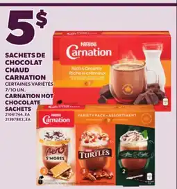 Provigo CARNATION HOT CHOCOLATE SACHETS, 7/1O UN offer