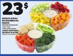 Provigo LARGE VEGETABLE OR FRUIT PLATTER, 1,58-2,2 KG offer